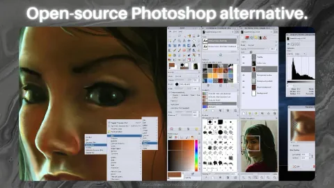 GIMP Screenshot - Open-source Photoshop alternative.