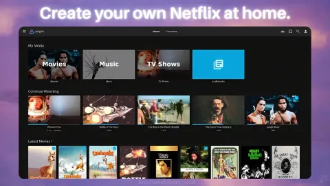 Jellyfin Screenshot - Create your own Netflix at home.