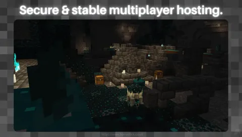 Minecraft Bedrock Server Screenshot - Secure & stable multiplayer hosting.