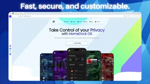 Opera Browser Screenshot - Fast, secure, and customizable.