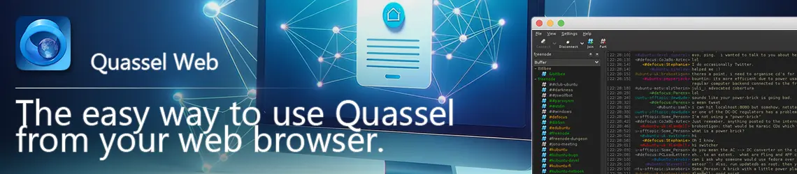 Quassel Web App Store Banner 1